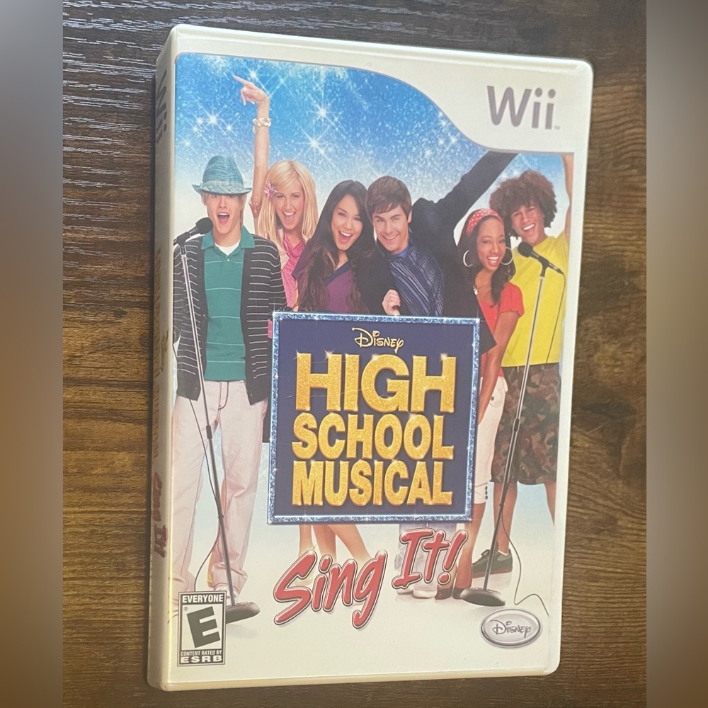 High School Musical Sing It & Disney Sing It Wii Games Bundle
